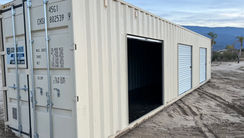 Example: 40' x 8' x 9'6", New 1 Trip, (3) Roll Up Doors