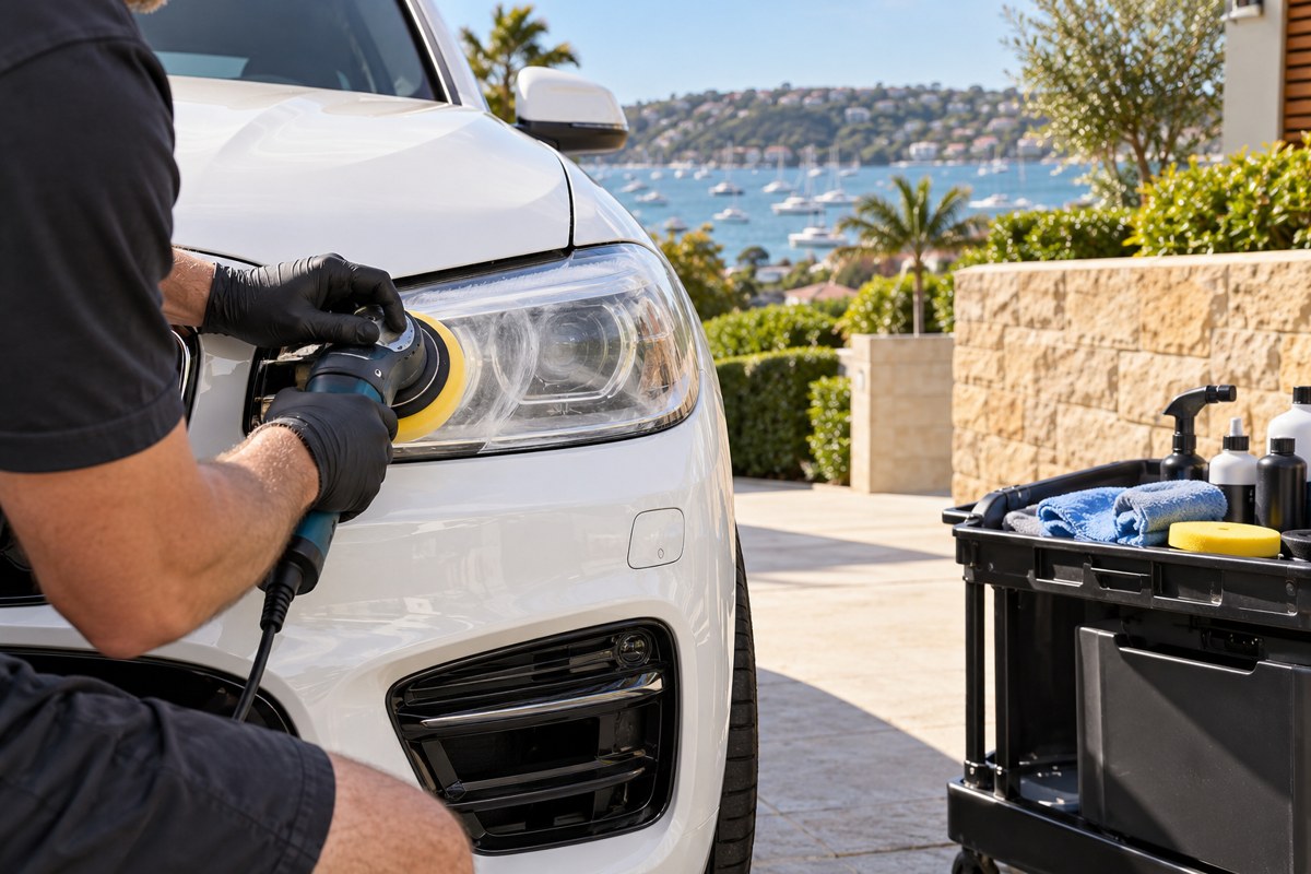 Mobile cosmetic car repair service — Rose Bay