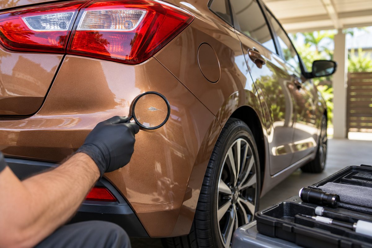 Mobile cosmetic car repair service — Wahroonga