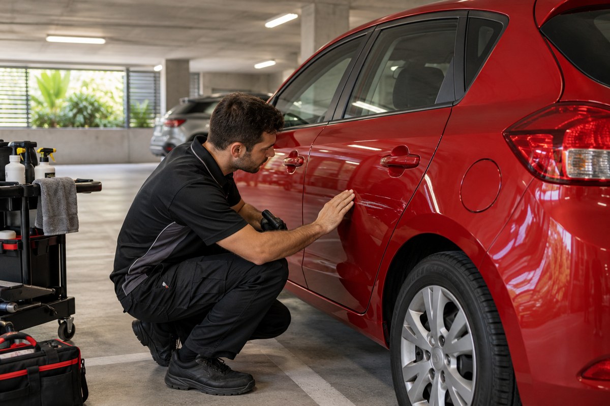Mobile cosmetic car repair service — Sydney CBD