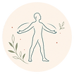 Illustration de la relaxation dynamique en sophrologie, avec des mouvements doux associés au souffle et à la concentration