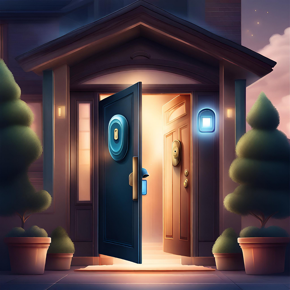 Sfinx enabled front door