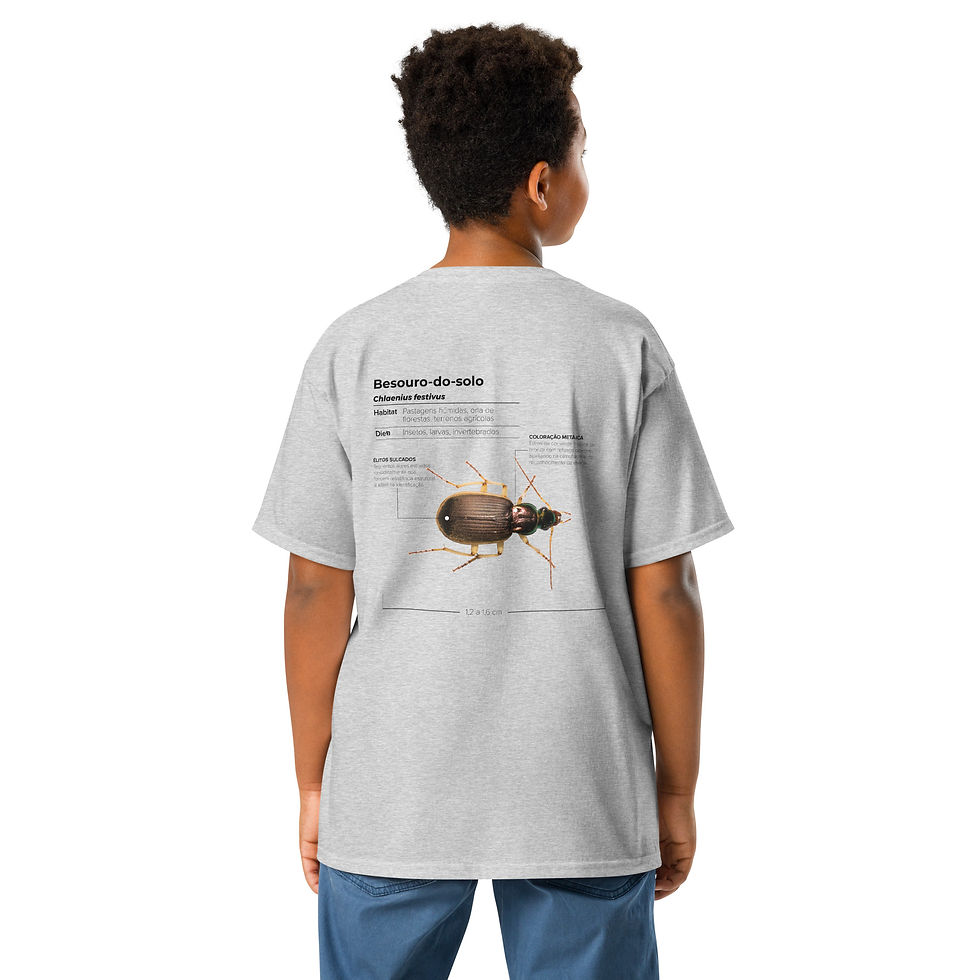 Miniatura: T-shirt Unissexo Criança Besouro-do-solo (português)