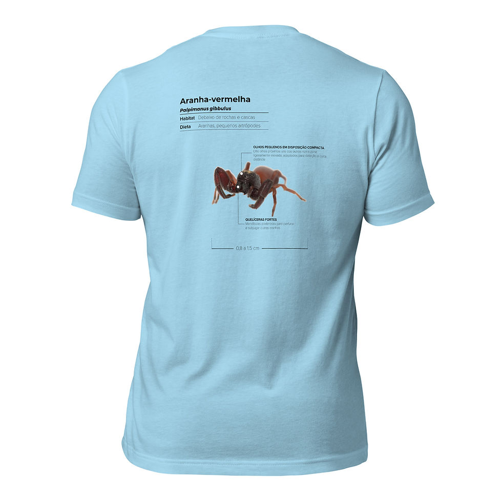 Thumbnail: T-shirt Unissexo Adulto Aranha-vermelha (português)