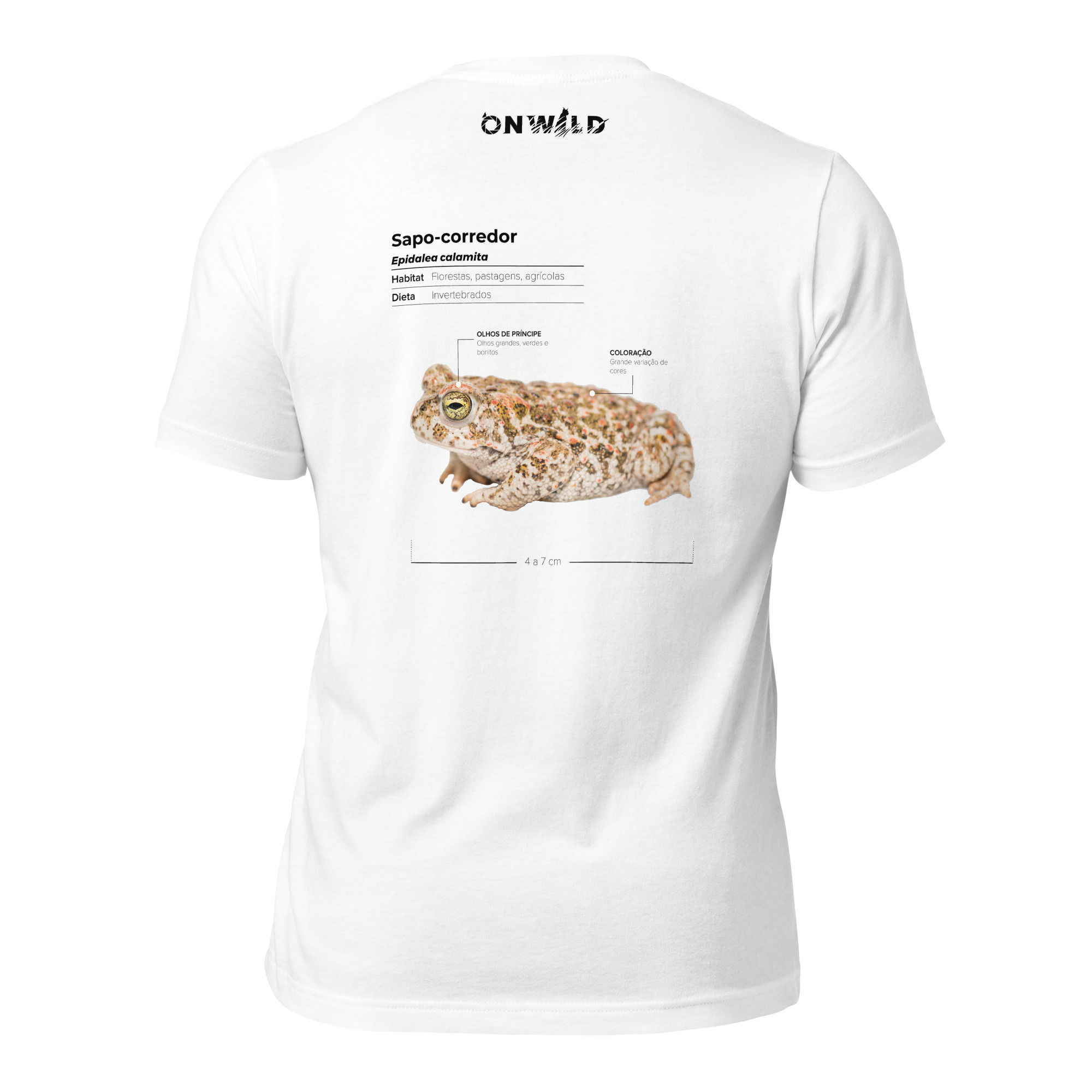 T-shirt Unissexo Adulto Sapo-corredor (português)