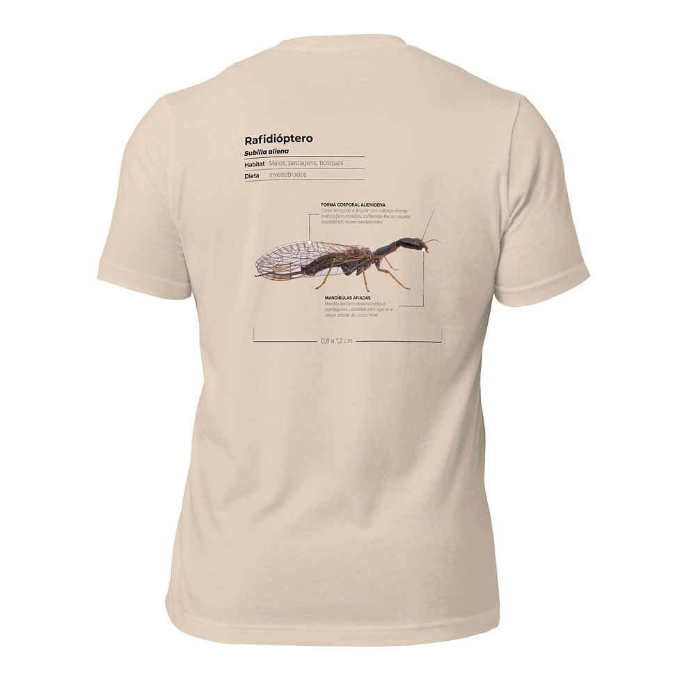 Miniatura: T-shirt Unissexo Adulto Rafidióptero (português)