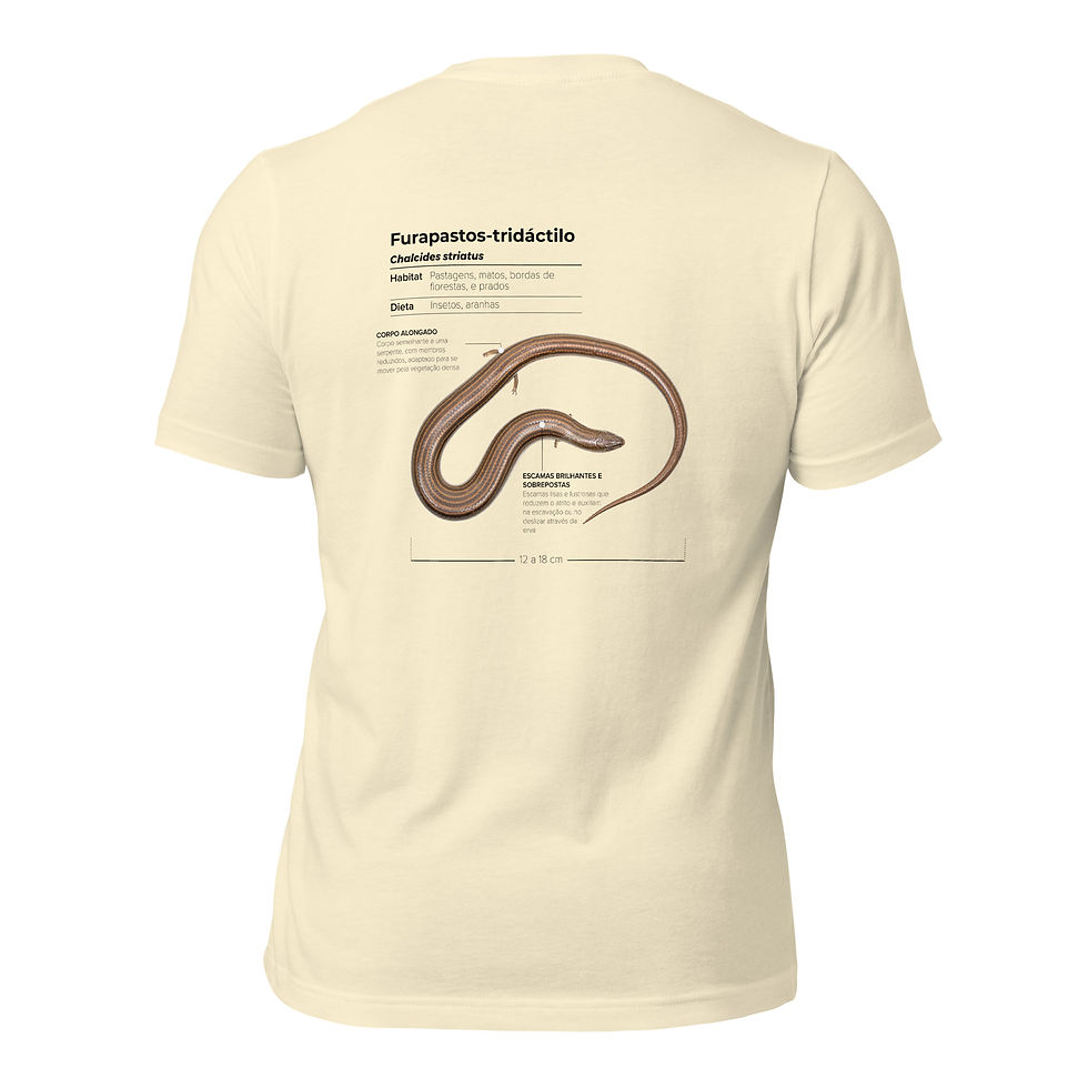 Miniatura: T-shirt Unissexo Adulto Furapastos-tridáctilo (português)