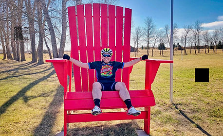 road cycling route north of white city saskatchewan