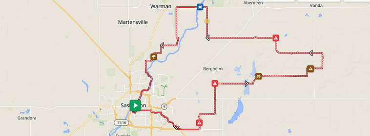Howlin Coyote Bikepacking Route Saskatchewan