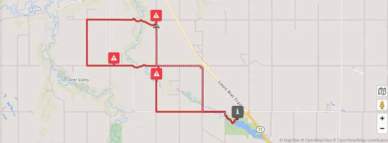 Condie Crossroads Gravel Route Saskatchewan Cycling