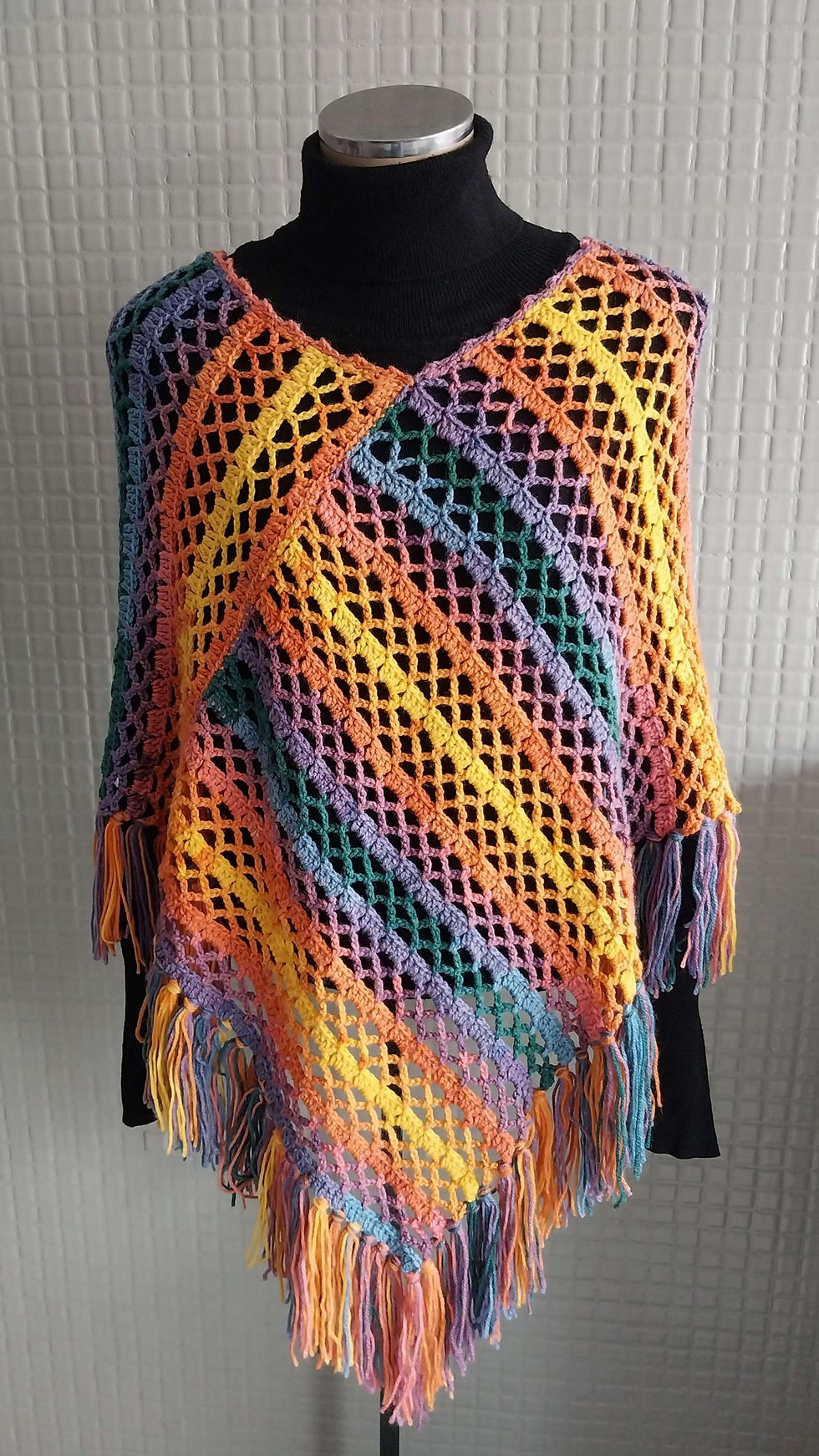 Miniatura: PONCHO ARCO-IRIS - P/M