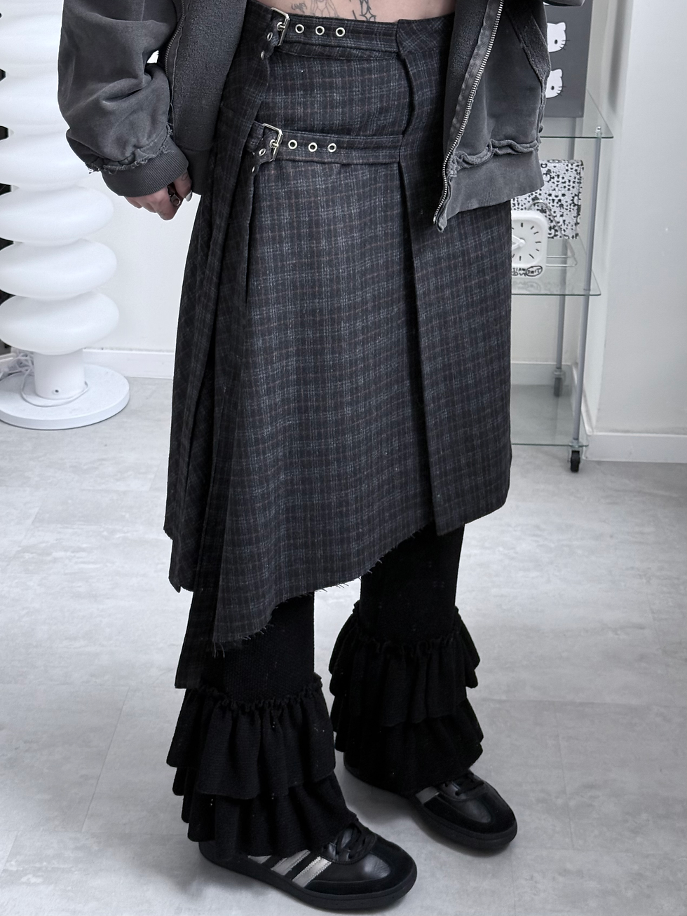 Thumbnail: British Buckle Long Skirt