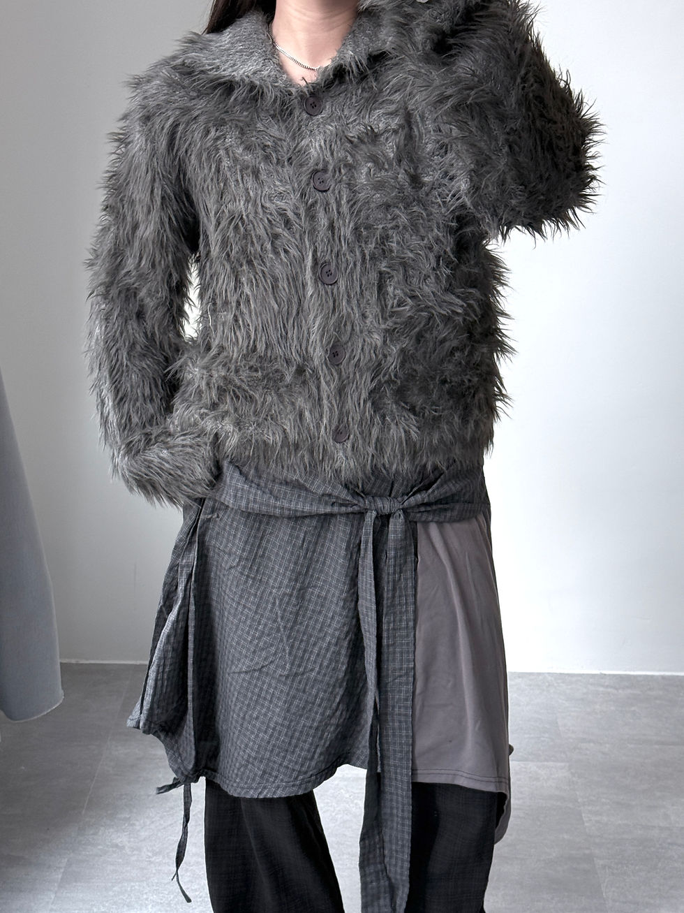Thumbnail: Renni Button Fur Jacket