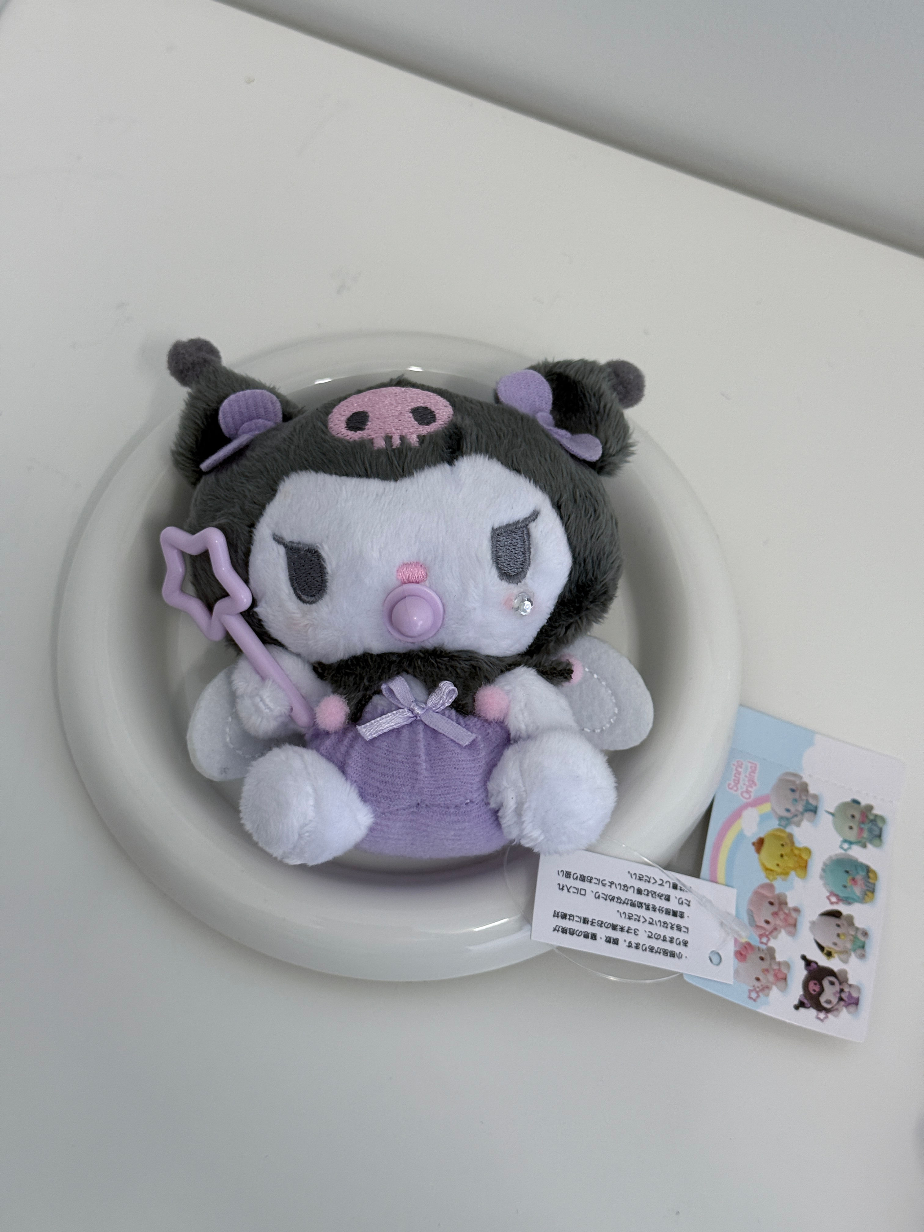 [現貨] SANRIO ♡ 絕版 KUROMI惡魔奶嘴星星棒公仔掛件