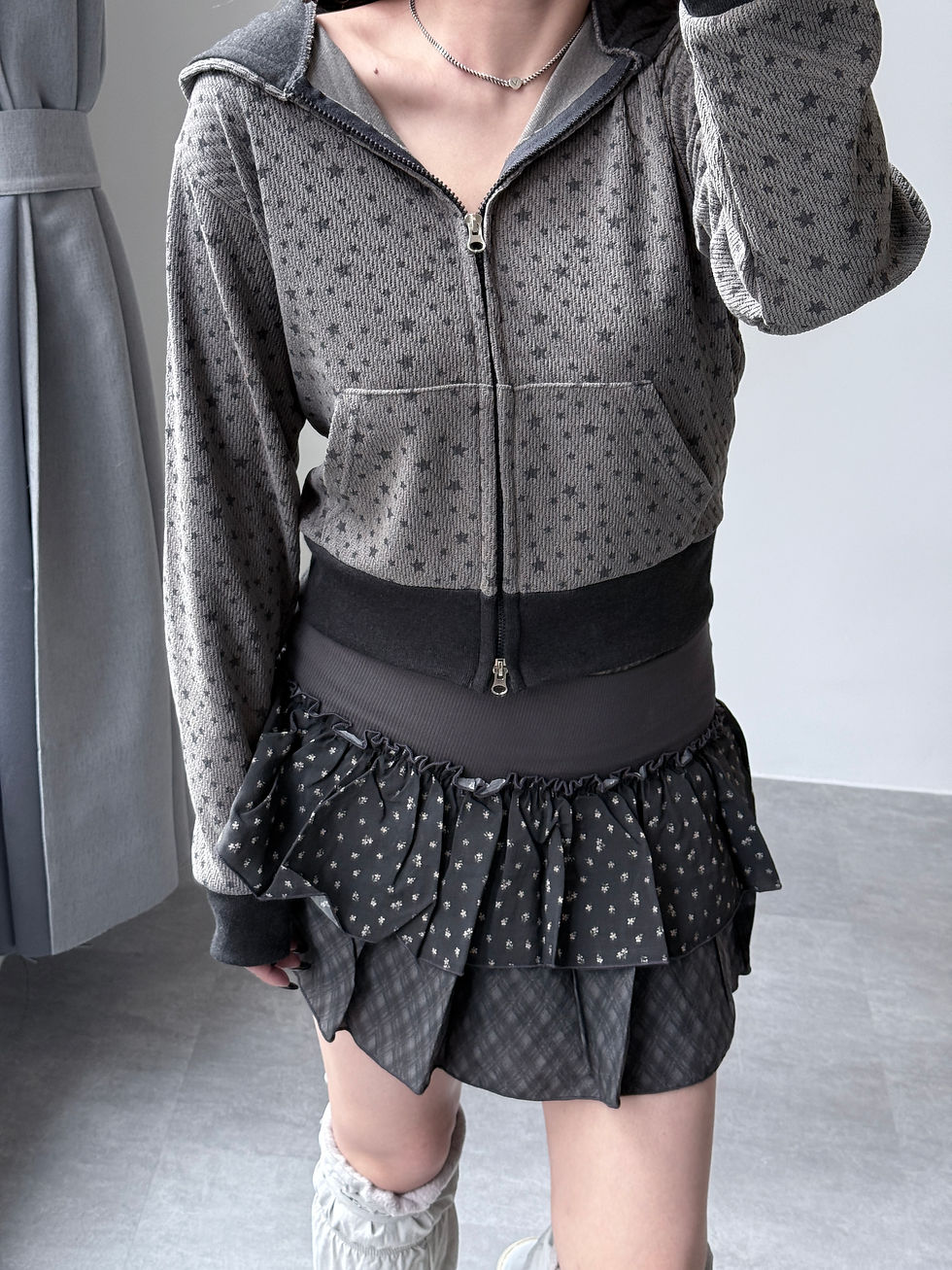 Thumbnail: Star Star Star Hooded Jacket