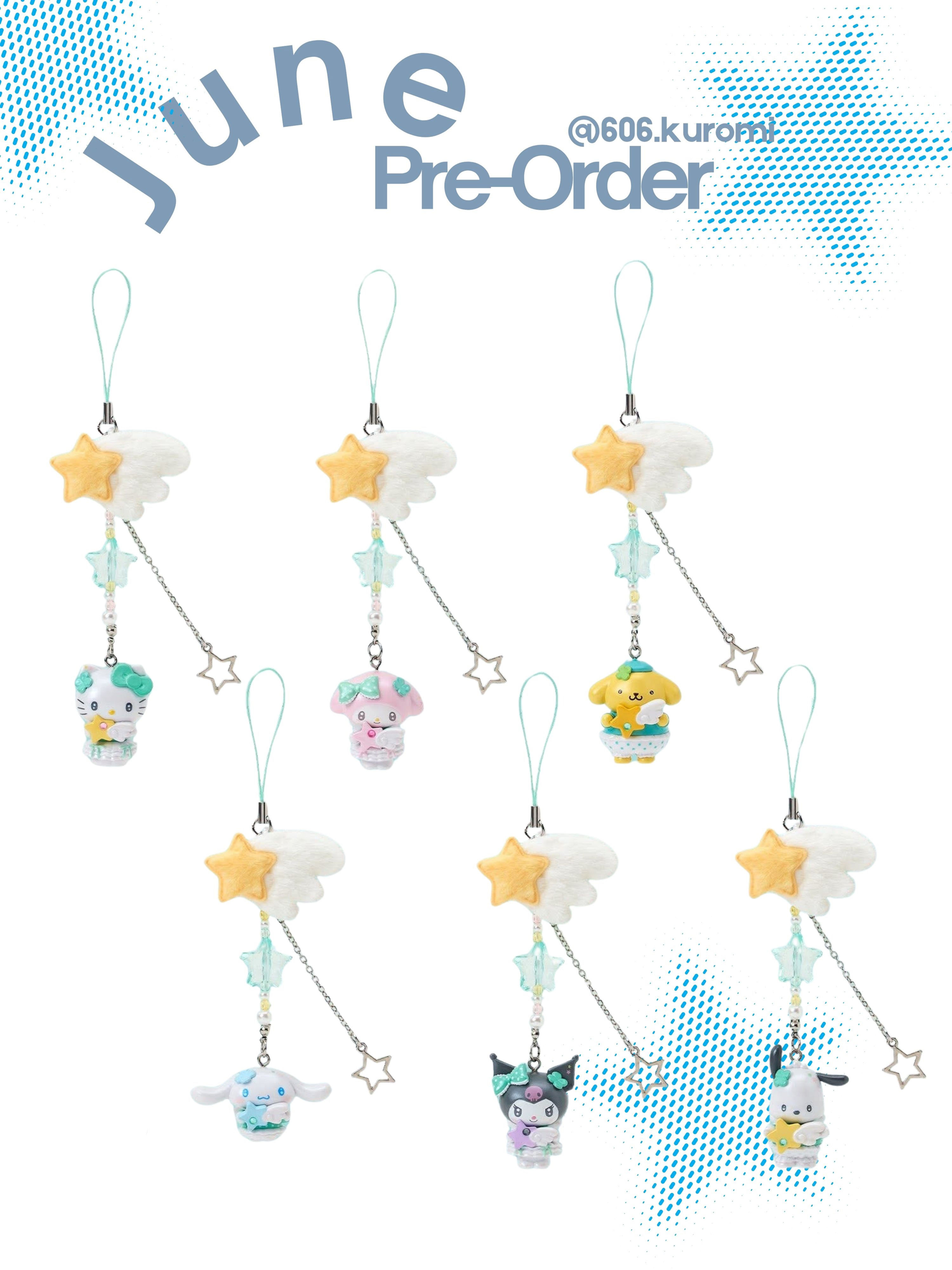 [6月預訂] SANRIO ♡ 閃爍WISH系列 電話繩