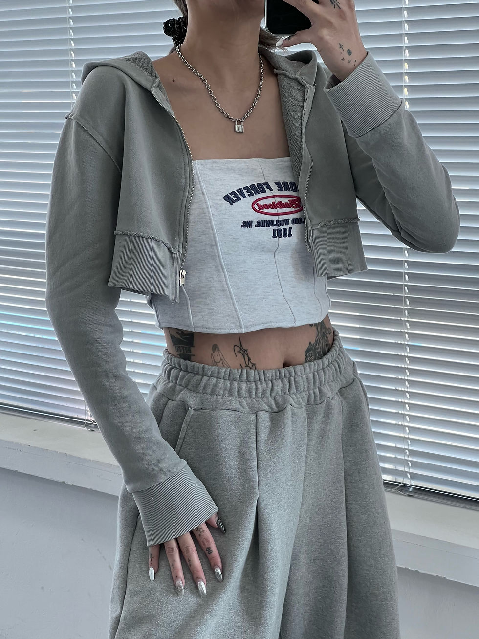 Thumbnail: Washed Off Cropped Jacket