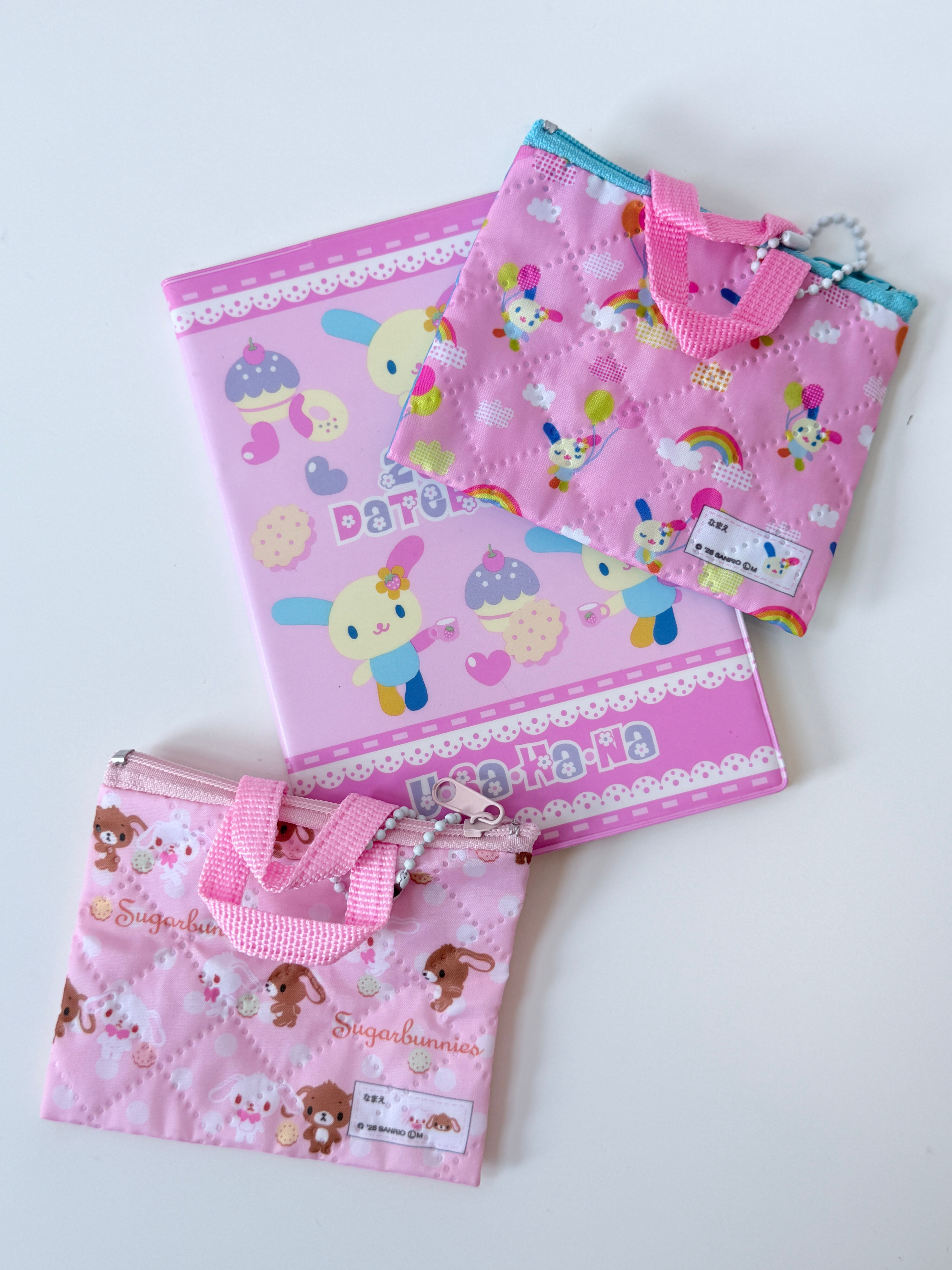 [現貨] SANRIO ♡ 平成風棉質拉鏈袋仔吊飾扭蛋 確認款