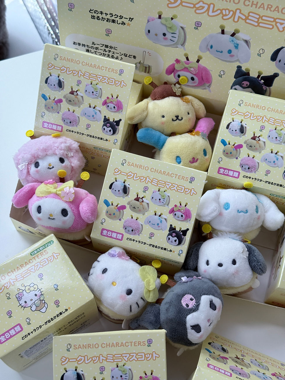 Thumbnail: [現貨] SANRIO ♡ 3月蜜蜂系列 公仔掛件盲盒 確認款