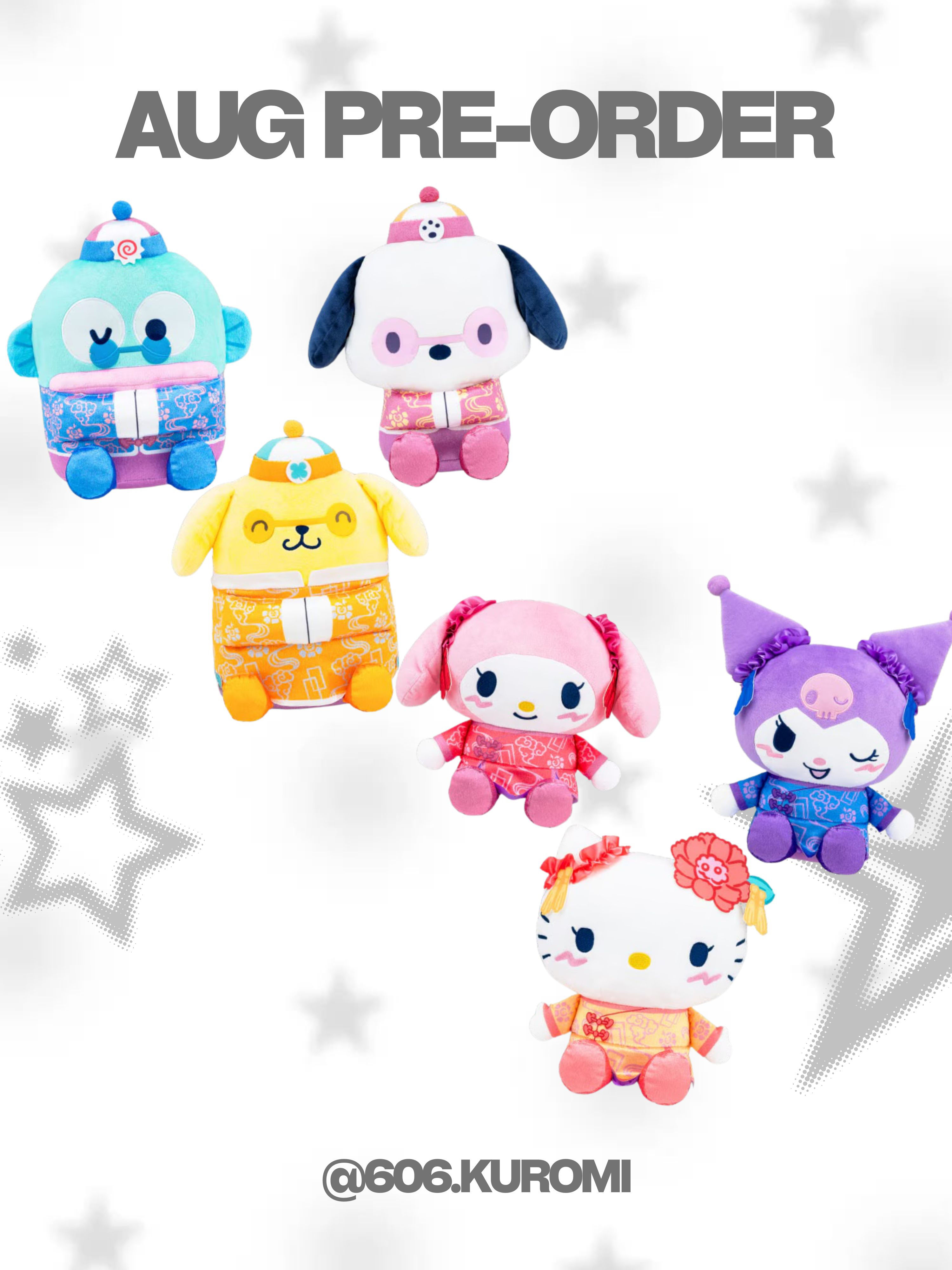[代購預訂] SANRIO ♡ 中華風系列 16CM/27CM景品公仔