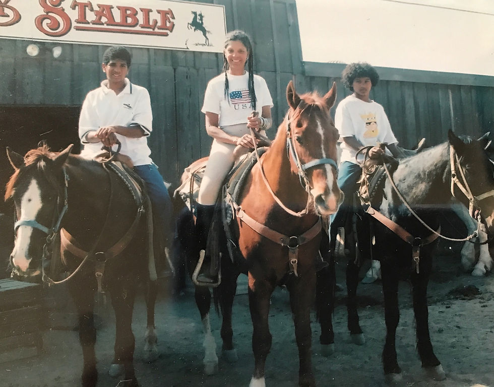 Logan Diane and Takeshi Riding
