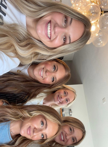 Brittni with Bloom Beauty Bar assistants