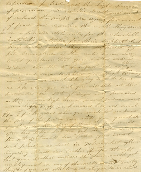 Ann Jane to John - 4/26/1847 (p. 2)