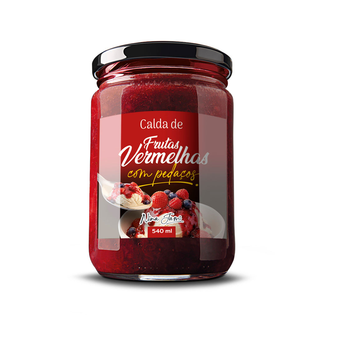 Calda de Frutas Vermelhas - 540 ml