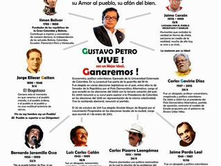 Petro LEGADOS, sus ganas viven en el!