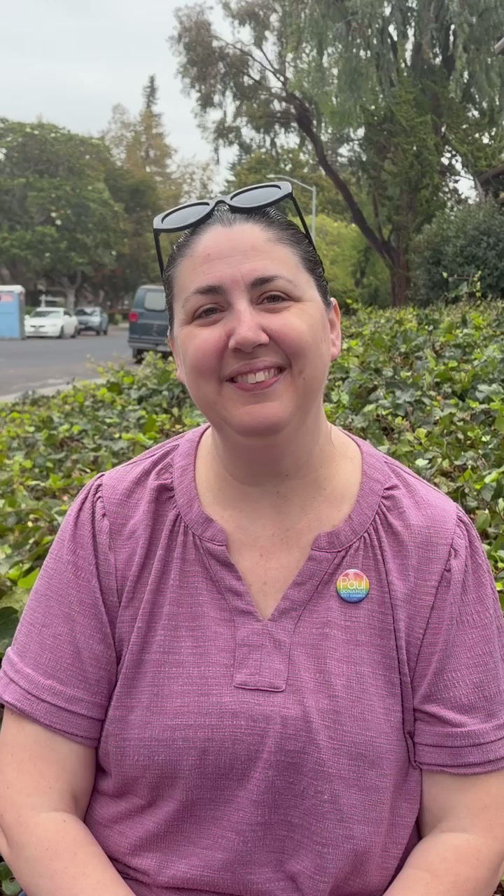 Katy Crane endorses Paul Donahue