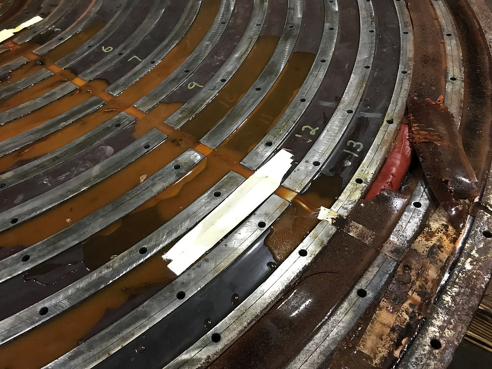 inside electromagnetic chuck