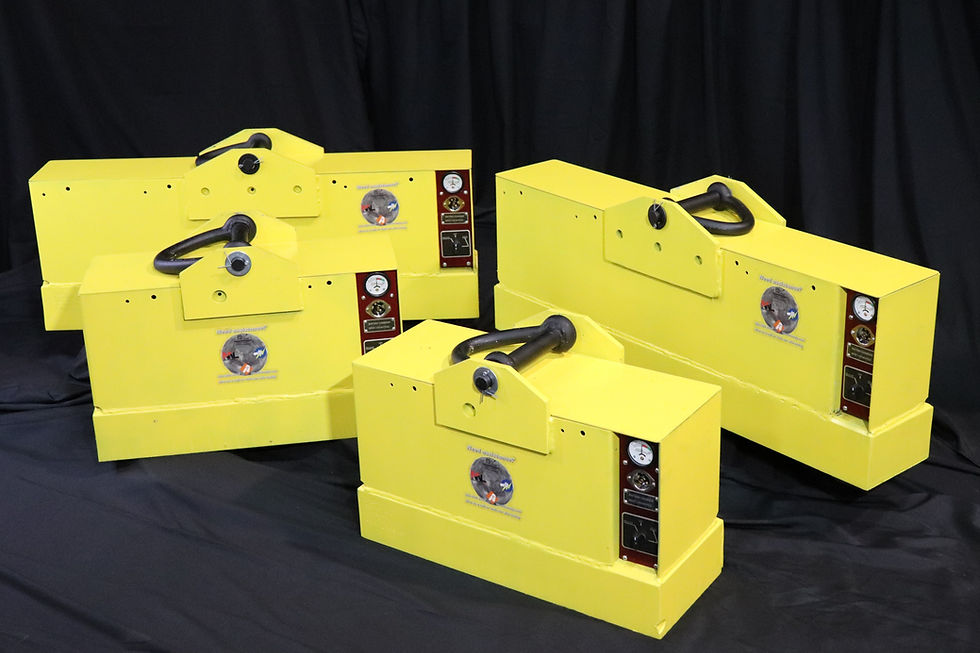 Power-Grip LB-7G and LB-10G battery-operated lift magnets