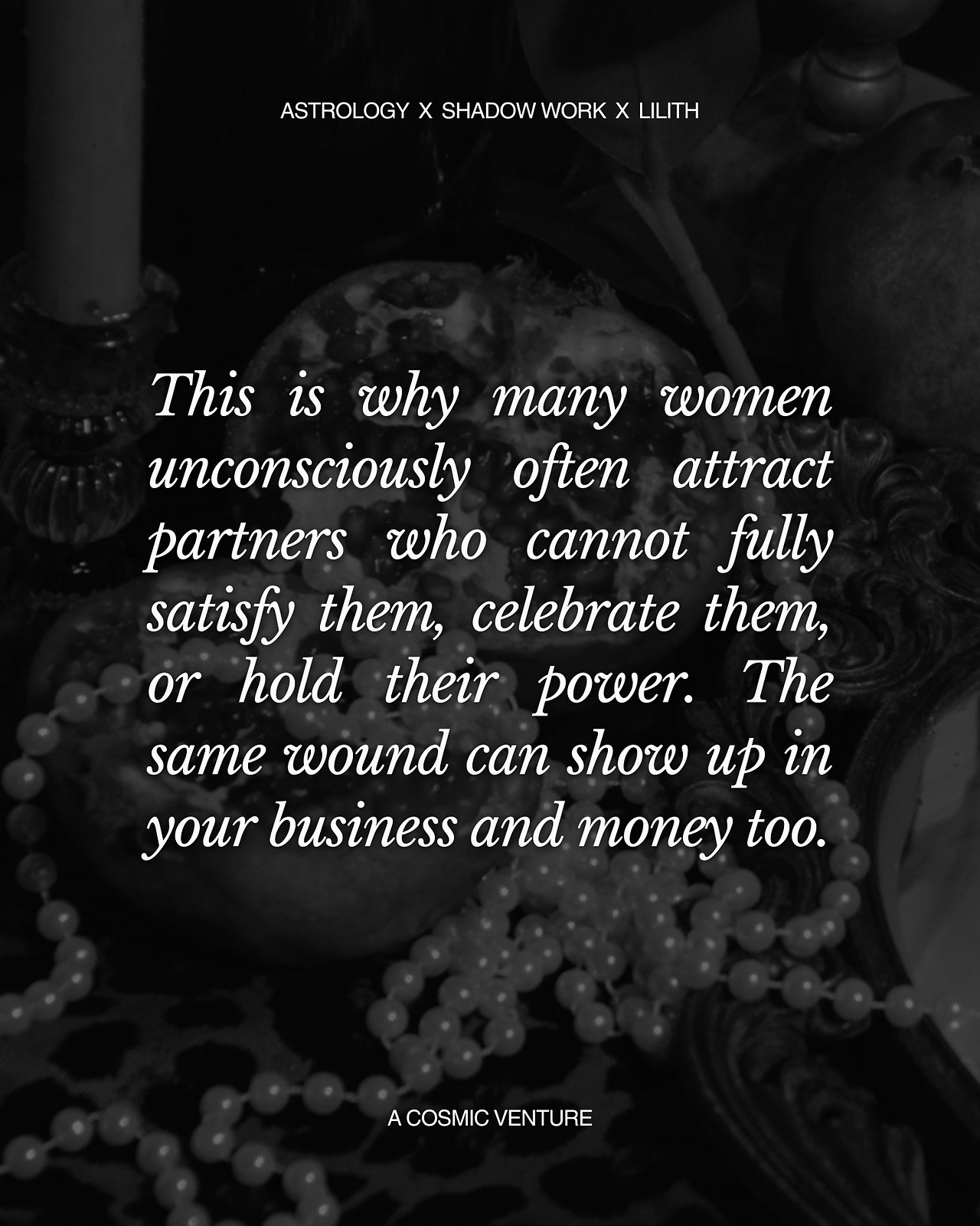 Your Lilith Wound Shows Up in Your Sex Life and Money