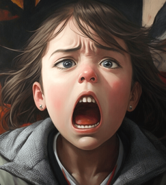 enfant qui crit