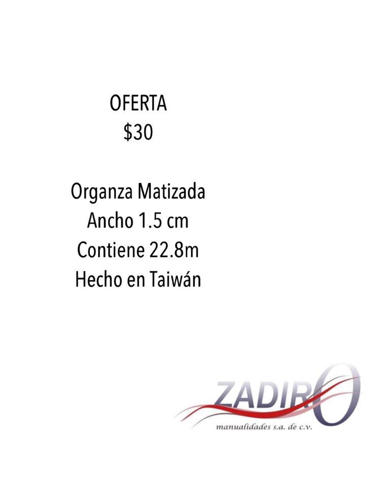 Organza matizada 1.5cm