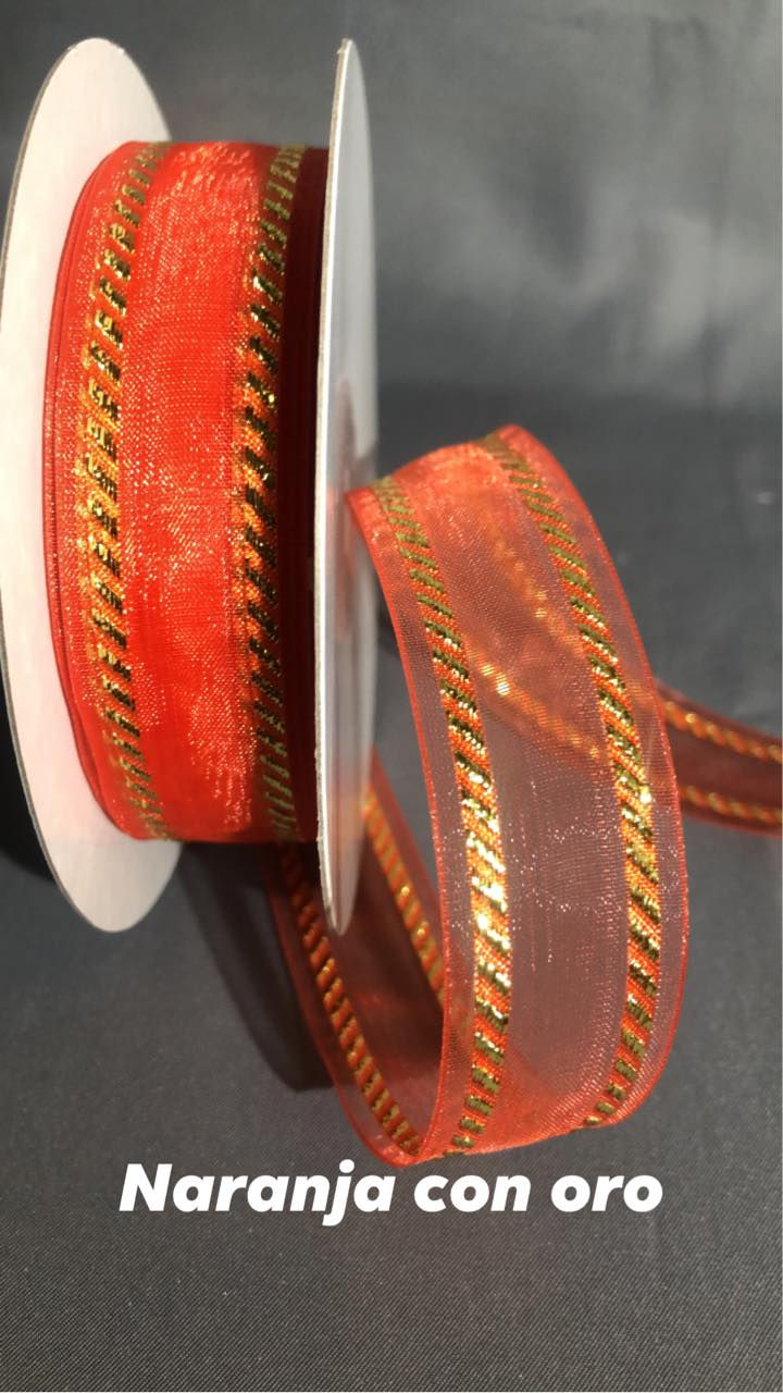 Organza con Filo grueso