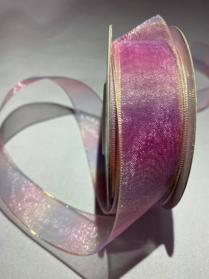 Miniatura: Organza arcoiris 2.3cm