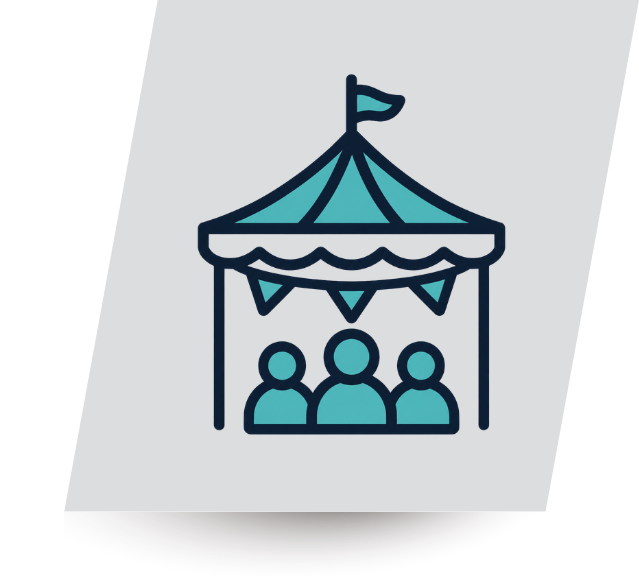 Icon of a festival tent