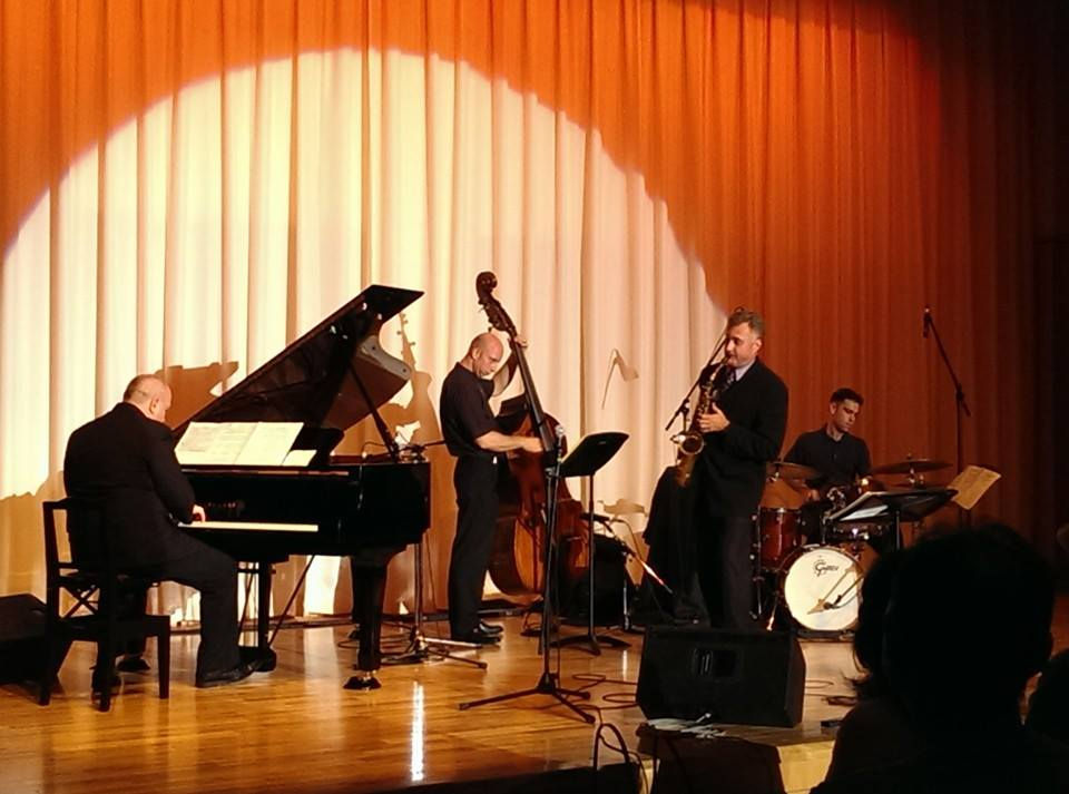 With the Jim Butler band
