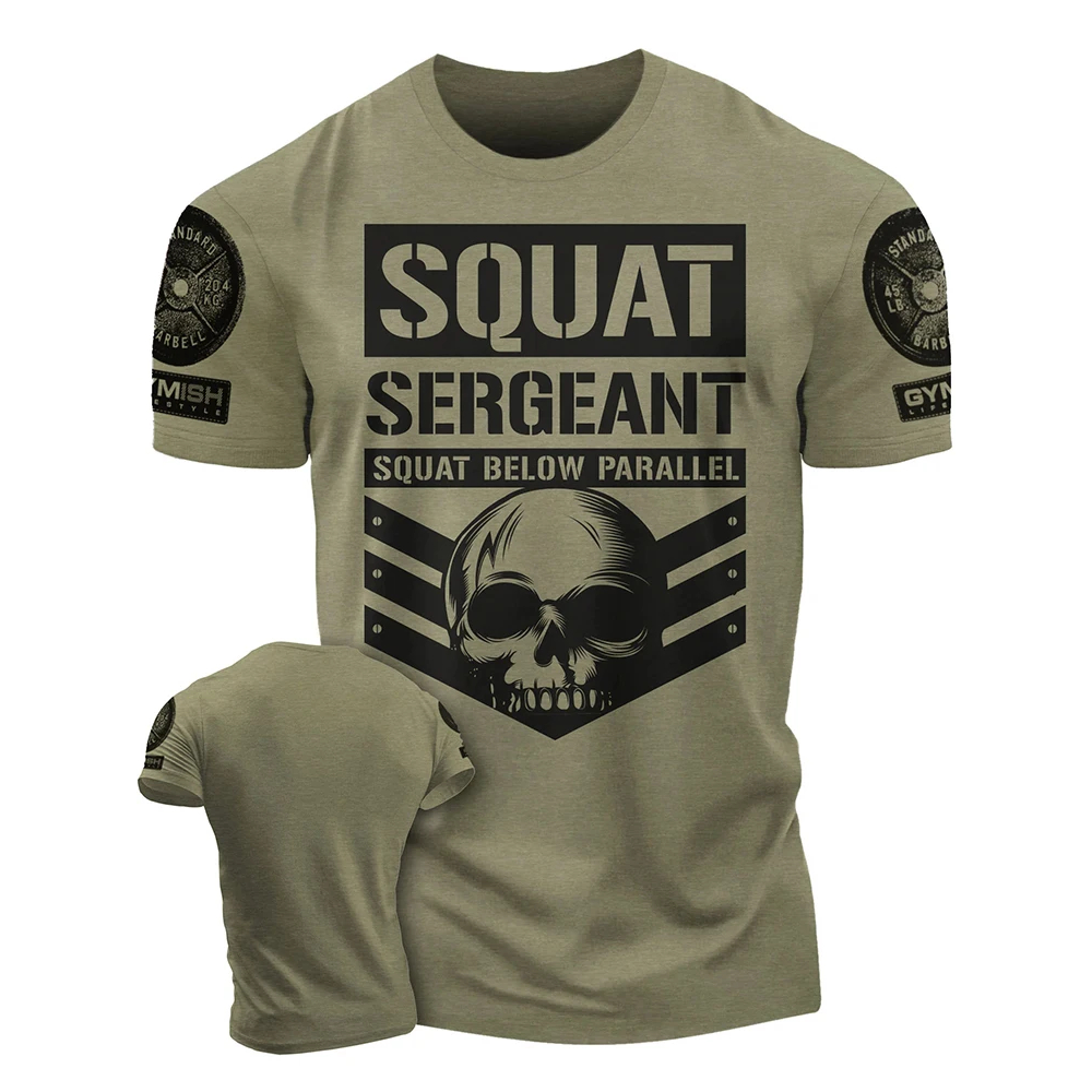 Camiseta masculina de treino 3D