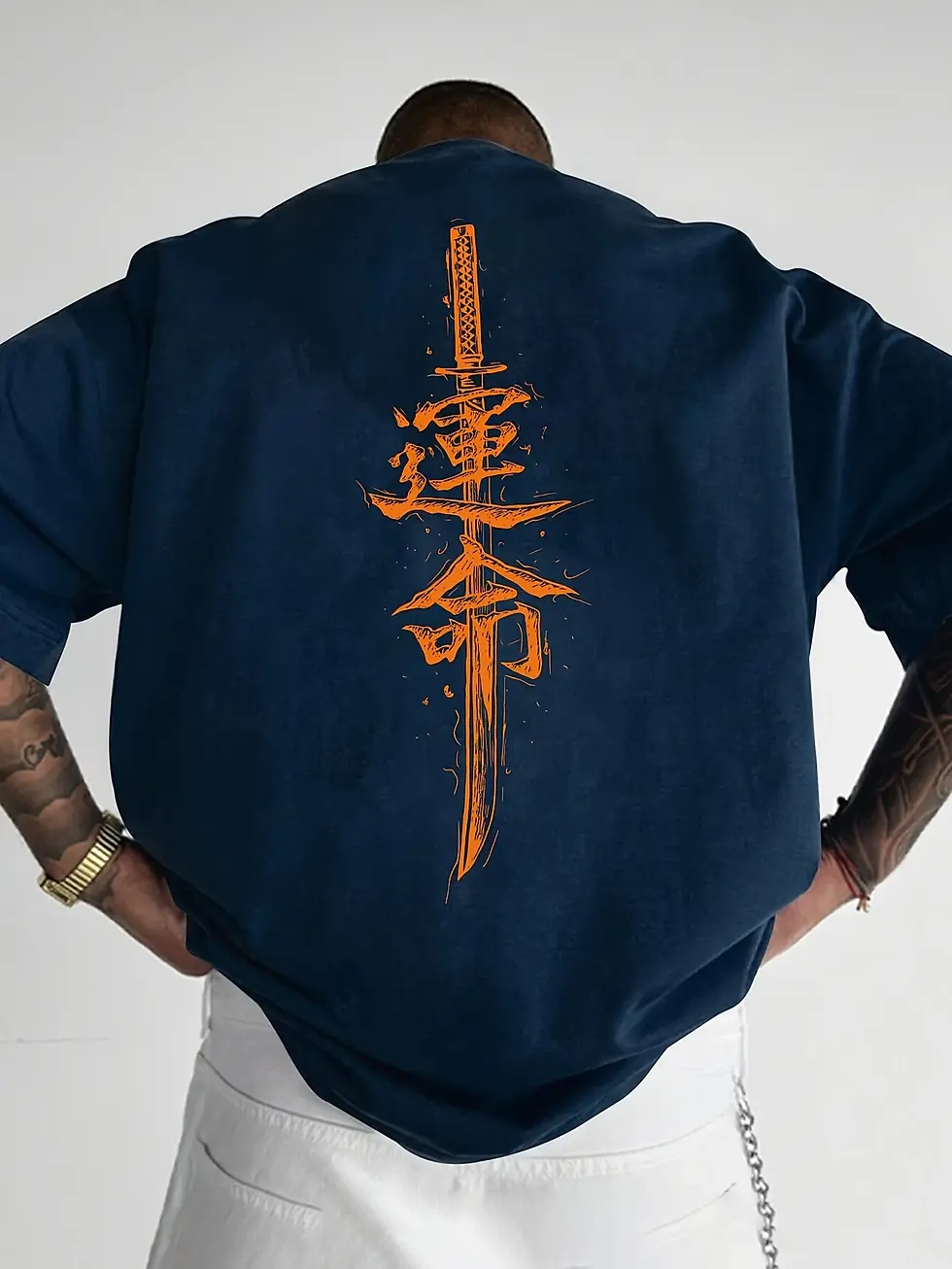 Thumbnail: Camiseta Masculina com Estampa de Espada