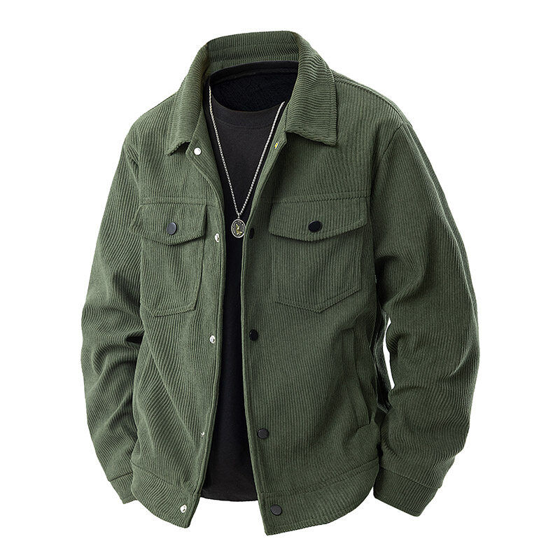 Jaqueta masculina de veludo