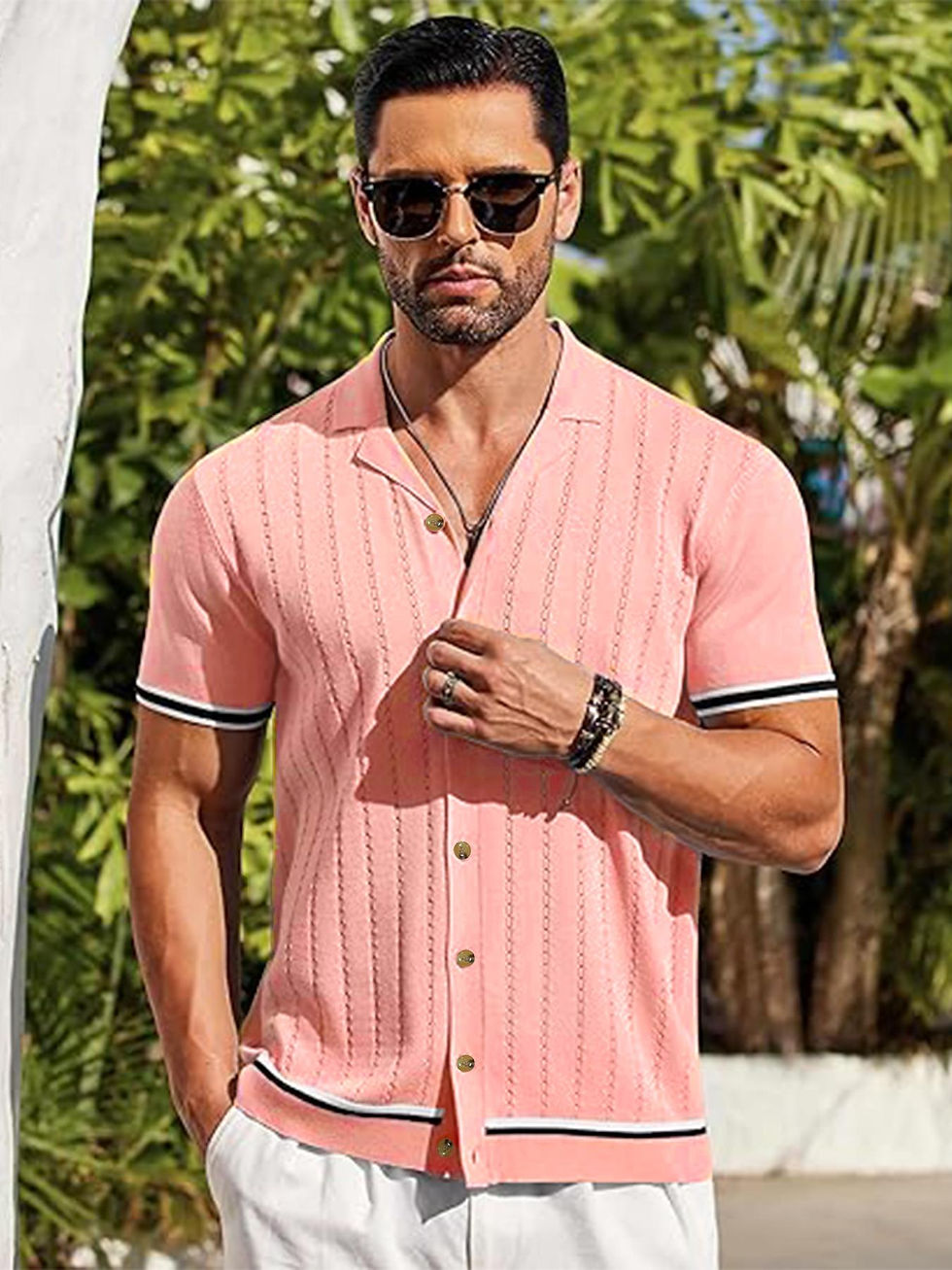 Thumbnail: Camisa Red Feather Linho Gola V