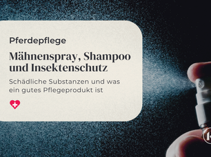 Die Eigenschaften eines „guten“ Pferde-Pflegeprodukts
