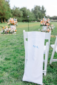 Memorial detail at wedding ceremony
