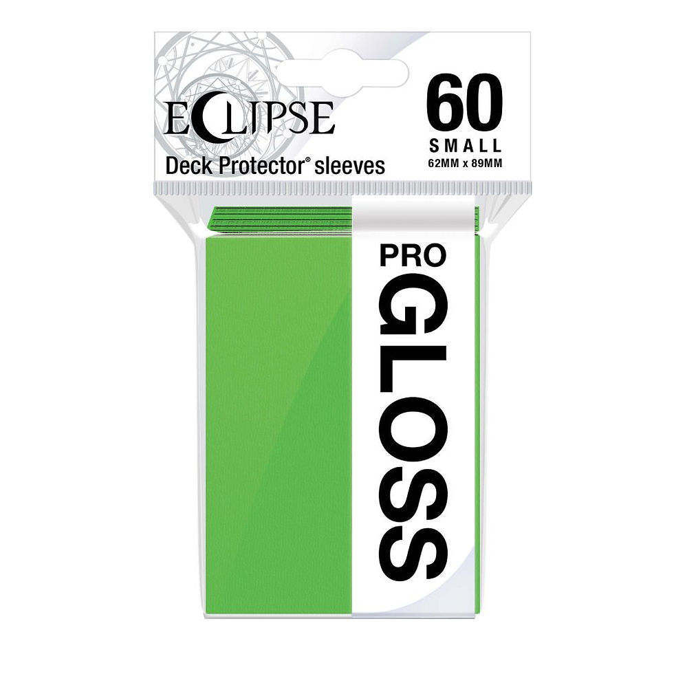 Ultra Pro Sleeves Small Eclipse Gloss Lime Green 60 Count - precision-tcg.com