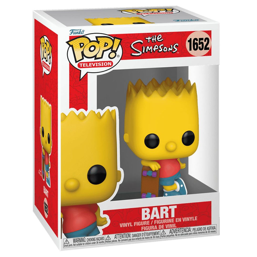 The Simpsons Pop! Bart Simpson with Skateboard  FNK80847 / 1652 - precision-tcg.com
