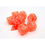 Thumbnail: Chessex #30060 Translucent Neon Orange/White 7-Die Set with Bonus Die - precision-tcg.com