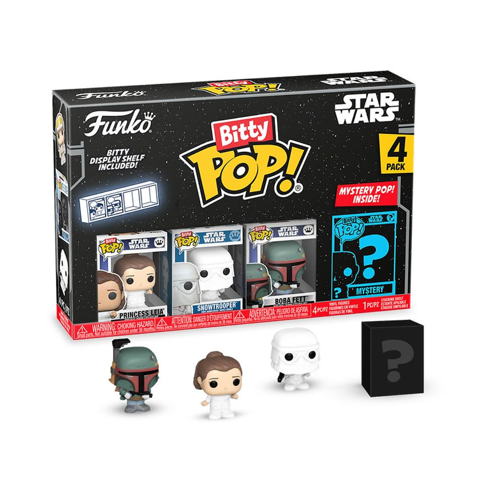 Star Wars Bitty Pop! Star Wars The Empire Strikes Back 4-Pack Series 2 / LEIA - precision-tcg.com