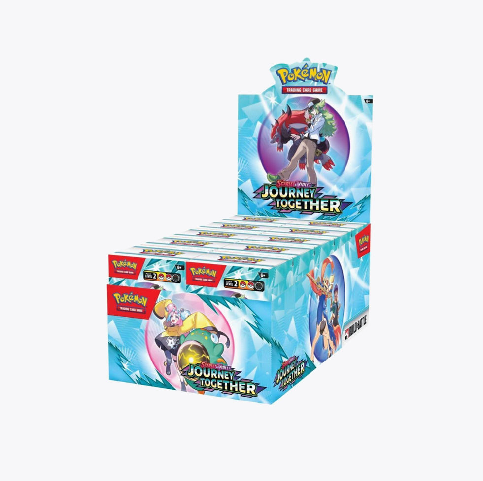 Pokemon SV9 Journey Together Build and Battle Sealed Display